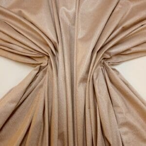 Suedette Fabric Suede Jersey Flecked Beige
