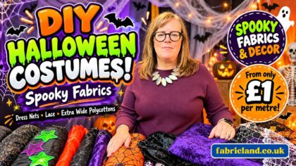 DIY HALLOWEEN COSTUMES! 🎃 Spooky Fabrics, Dress Nets & Extra Wide Polycottons
